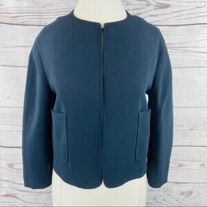 Brooks Brothers navy jacket short deco stitching